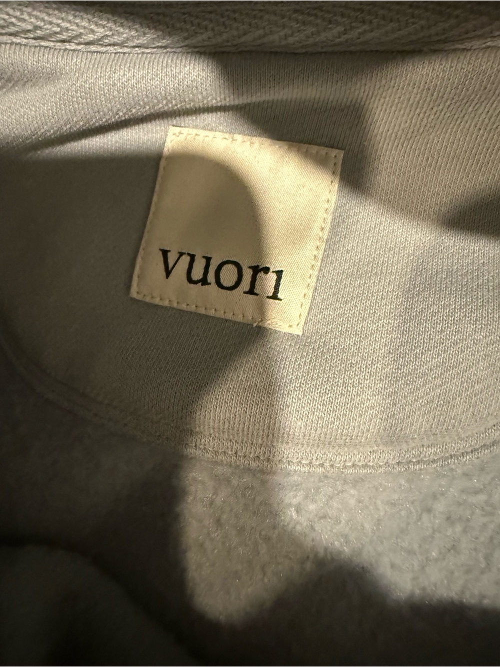 Vuori light blue Sweatpants & Half‑Zip Hoodie Set - Picture 2 of 4